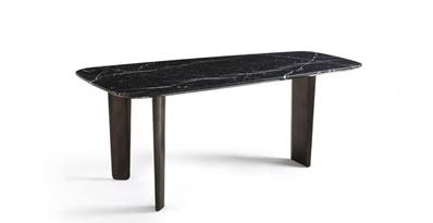 Dolmena table à manger marbre noir